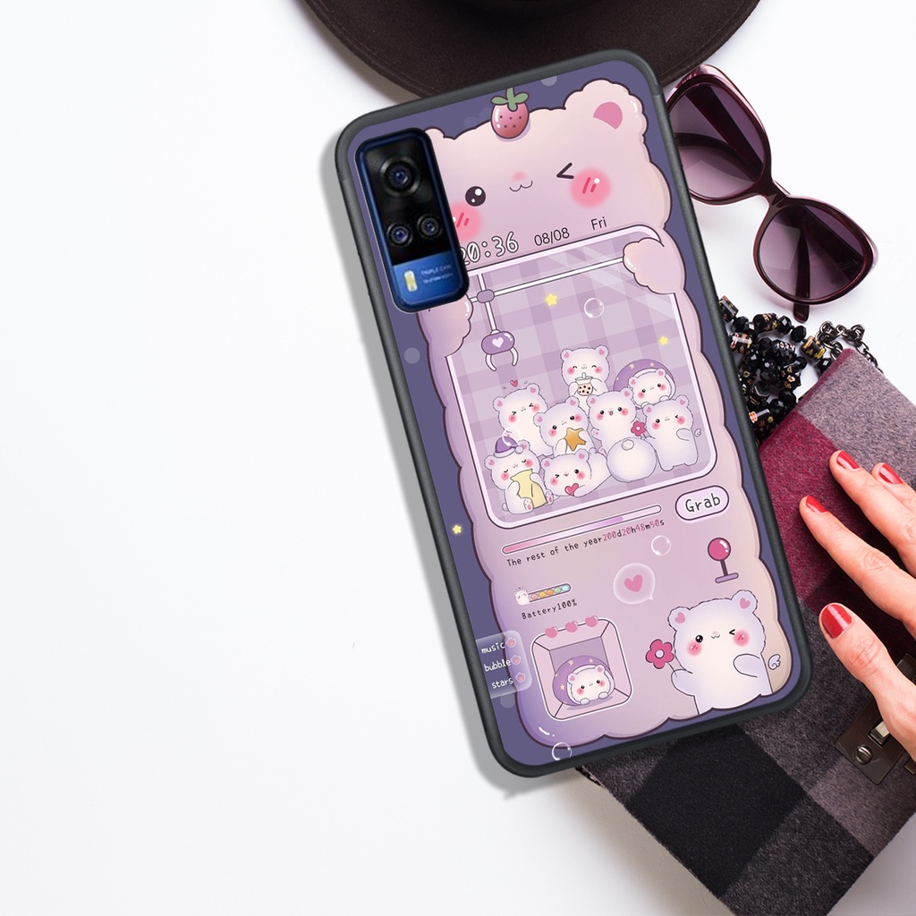 Ốp Lưng ViVo Y12S - Y20 - Y20S - Y51 2020 - Y53S - Y72 , In Hình Sinh Động, Dễ Thương Dành Cho Các Bạn Gái.