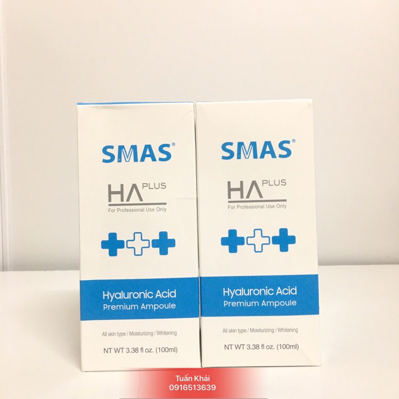 Smas HA plus / SMAS HA serum cấp ẩm chai 100ml