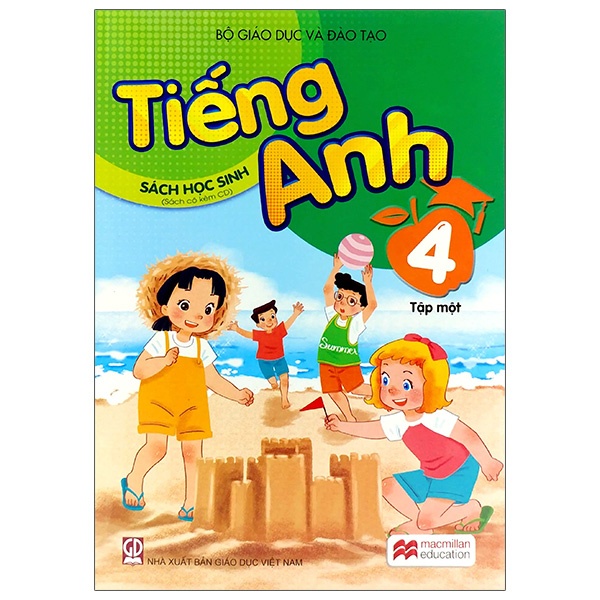 Sách - Tiếng Anh Lớp 4 Tập 1 (Sách Học Sinh Kèm CD)