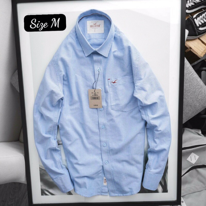 Áo sơ mi nam tay dài logo hải âu cực đẹp ASM016