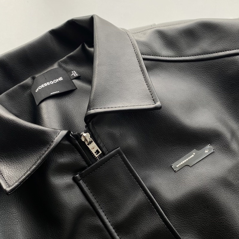 Áo khoác da WOE &quot;Ww Leather Jacket&quot;