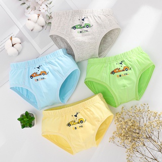 Set 4 Quần Lót Boxer Chất Liệu Cotton Cao Cấp Thời Trang Cho Bé Trai