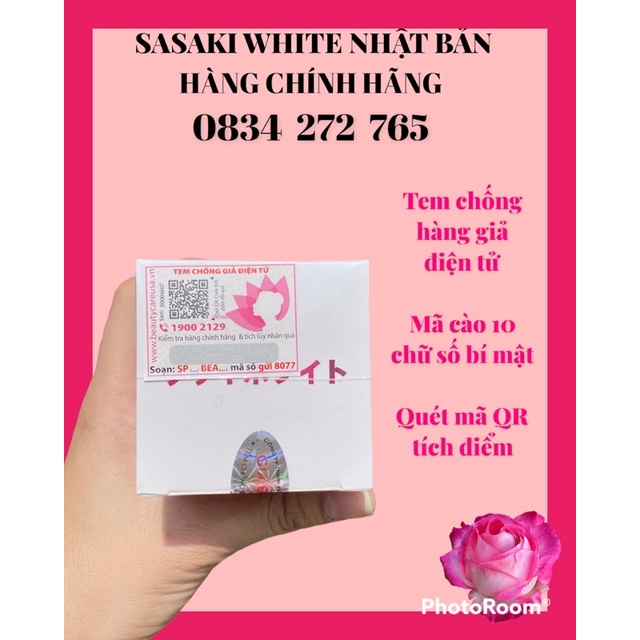Eva Sasakiwhite viên uống thơm cơ thể trắng da mờ nám  Nhật Bản