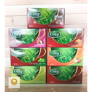 Trà Túi Lọc Cozy Các Mùi - Hộp 25 gói
