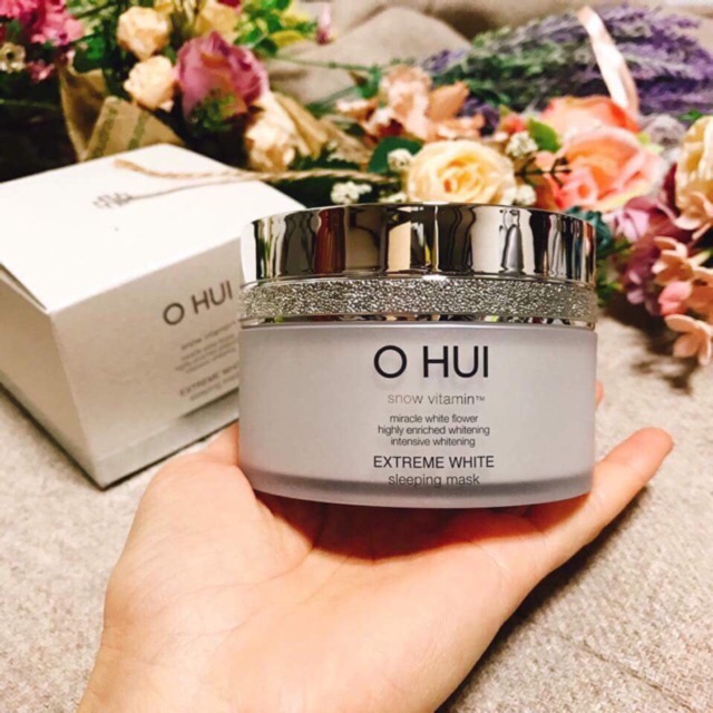 Mặt nạ ngủ dưỡng trắng da 0hui  (100 ml )