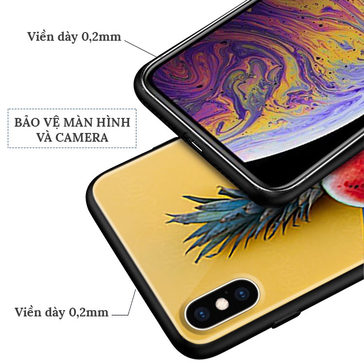 Ốp Điện Thoại X Đôi Fruit SANTZY Cho Iphone 5 - 12Promax