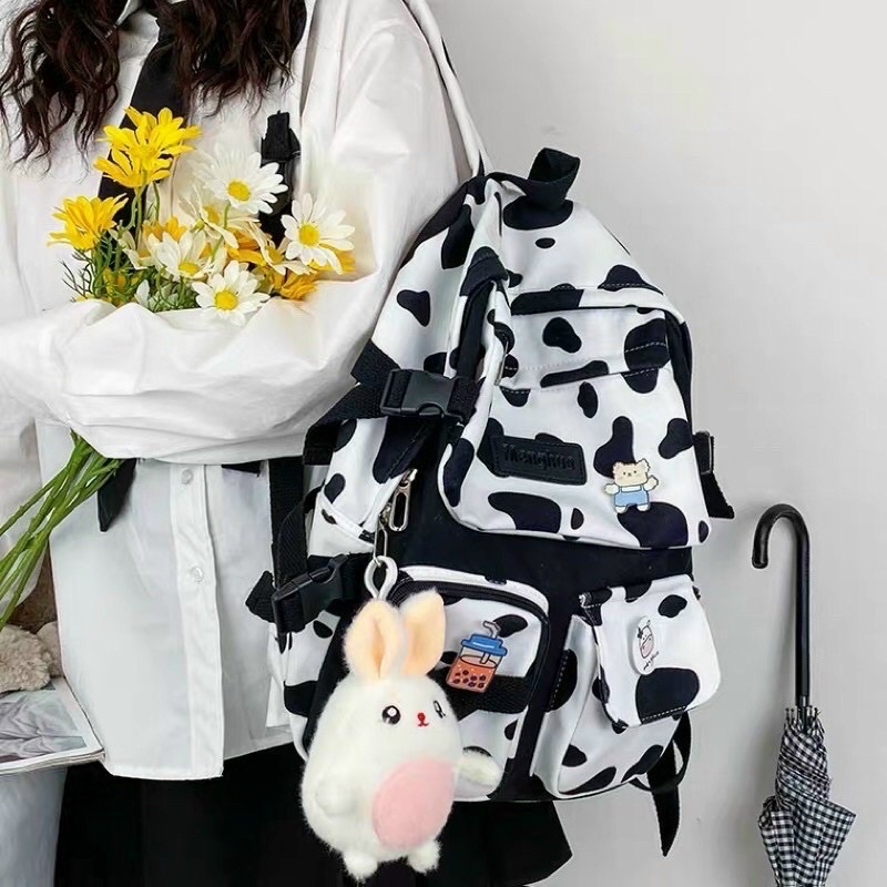Balo bò sữa cặp đi học thời trang nữ đẹp dễ thương phong cách Hàn Quốc BZ 73