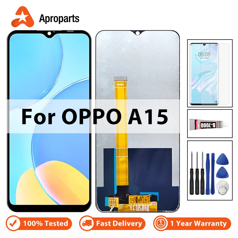 Màn hình cho OPPO A15 A15S Realme C11 C12 C15 V3 Q2i Narzo20 30A LCD Màn hình cảm ứng Số hóa Thay thế Đã kiểm tra 100%