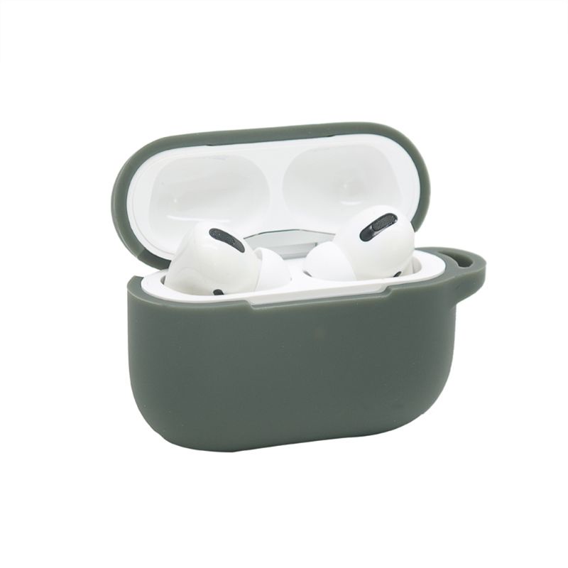 【3C】Ốp Bảo Vệ Hộp Sạc Tai Nghe Apple Airpods pro TWS Bluetooth Bằng Silicon Dẻo