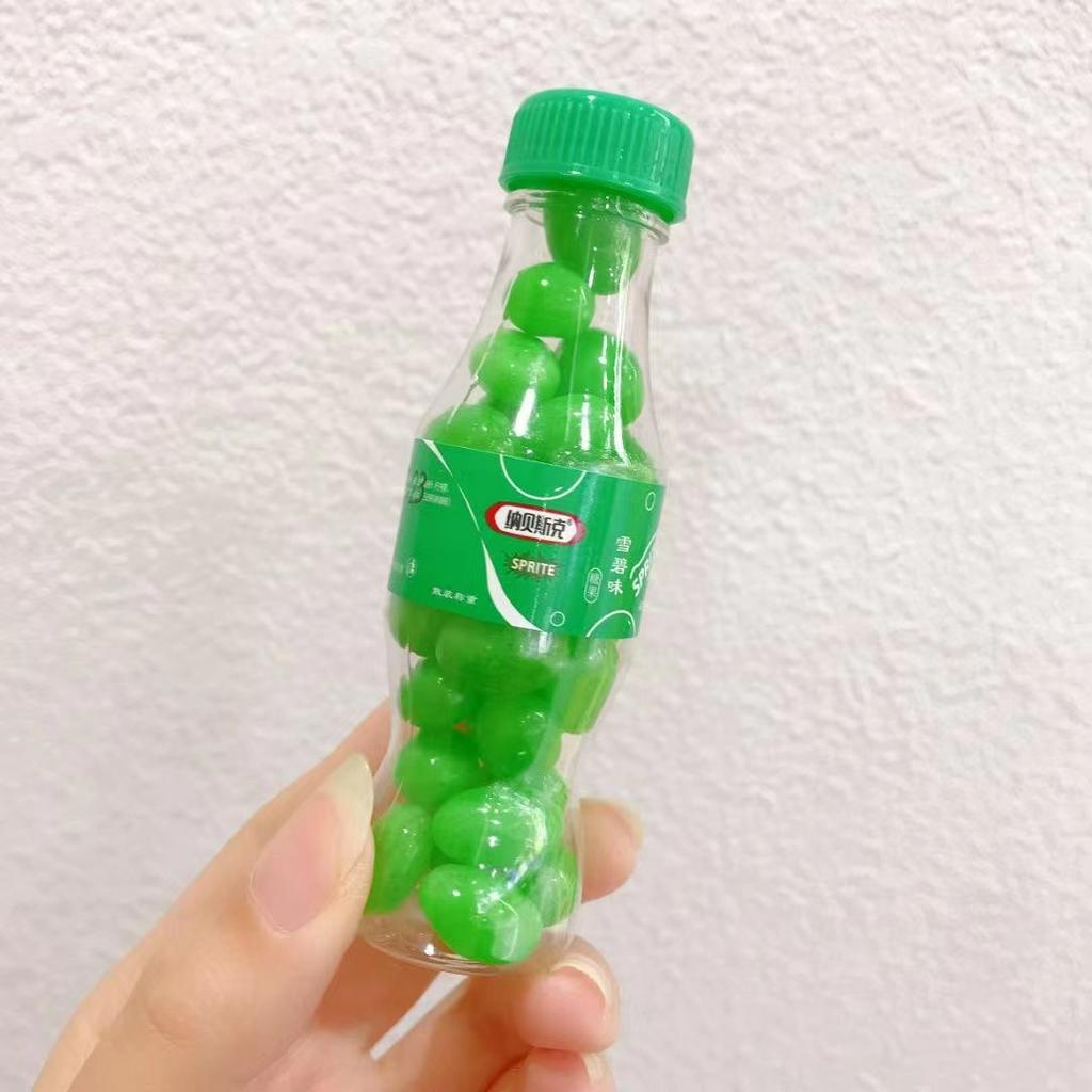 [ Quà tặng trẻ em ] Combo 20 chai Kẹo bi dẻo trái cây đóng chai Soda cam chanh Chun Qiao Zhilan 26g món quà tặng trẻ em