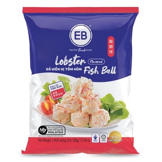 Cá Viên Vị Tôm Hùm EB Malaysia 500gr | Thả Lẩu | Giao siêu tốc HCM