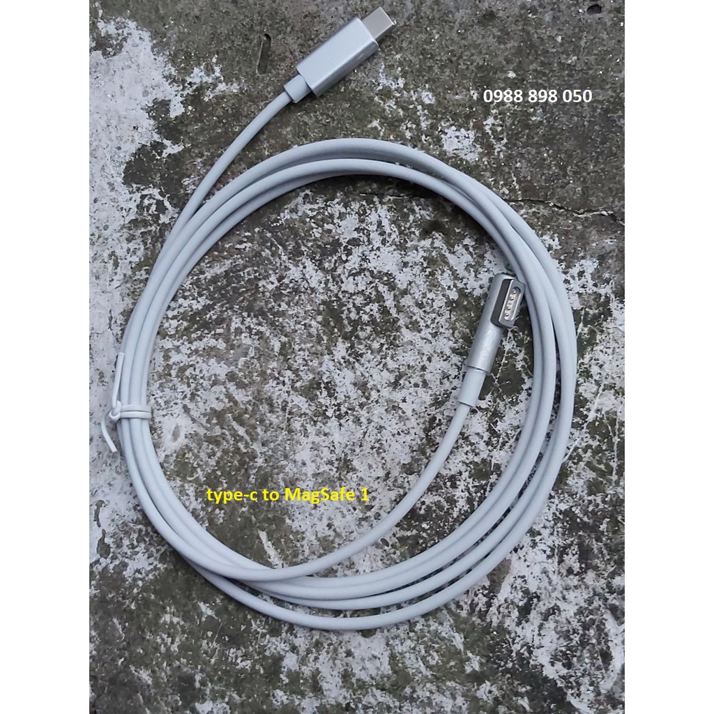 □BỘ CÁP USB TYPE-C SANG CHÂN SẠC Macbook MagSafe LOẠI TỐT (type c to 1-2)