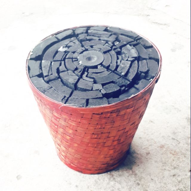 Giỏ than tre hoạt tính phong thủy Bambooviet