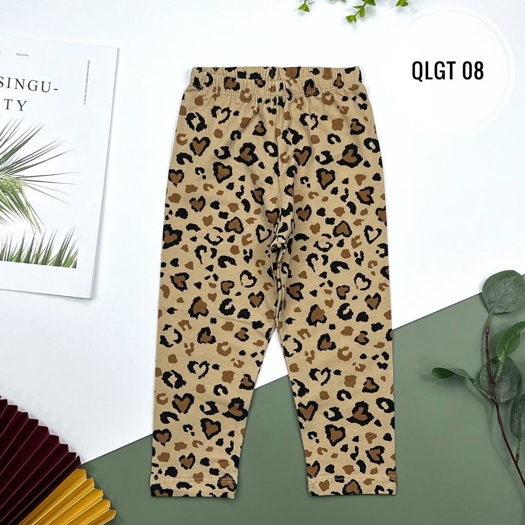 Quần legging bé gái, quần legging cho bé chất cotton mềm mát, size 9-14 tuổi - SUNKIDS