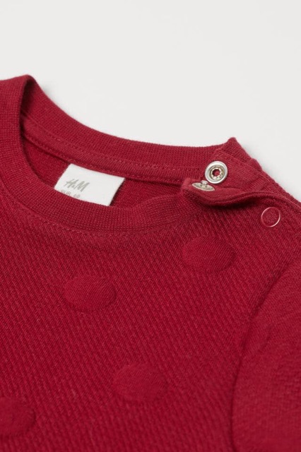 Váy nỉ HM dư xịn cho bé- ảnh mẫu mặc