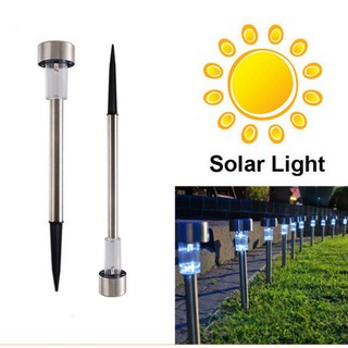 Đèn sân vườn năng lượng mặt trời inox HT1052