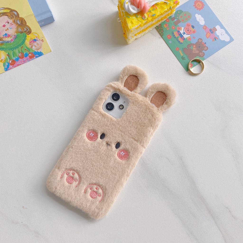 Ốp Điện Thoại tpu Mềm Tai Thỏ Cho iphone 12 pro max 11 pro max xs max xr x 7 8 plus