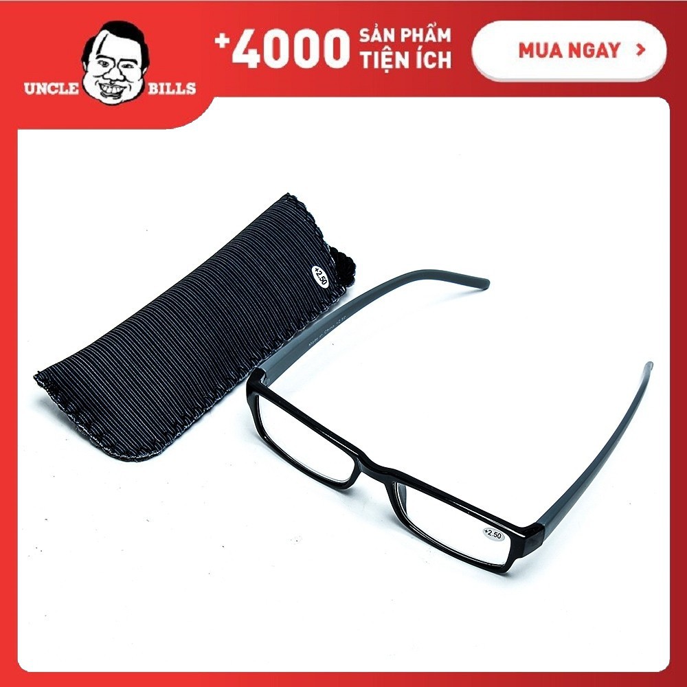 Kính Đọc Sách Nam Có Túi Đựng +1.5 Đến +3.0 Độ UBL AE0474 | BigBuy360 - bigbuy360.vn