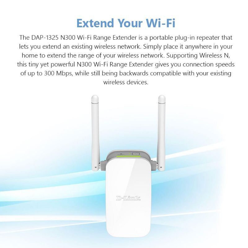 Bộ Kích Sóng Wifi DLINK DAP-1325 300Mbps Chính Hãng | BigBuy360 - bigbuy360.vn