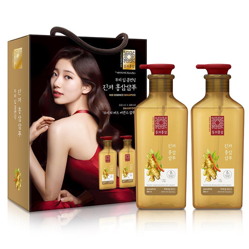 Dầu Gội/ Xả Kiểm Soát Dầu và Ngăn Ngừa Rụng Tóc Dành Cho Da Đầu Dầu Hồng Sâm Gừng Kerasys Hàn Quốc Chính Hãng 500ml