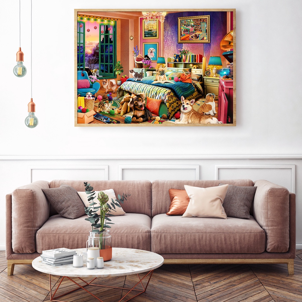 Tranh Xếp Hình 1000 Mảnh Phong Cảnh/Tranh Xếp Hình Kích Thước Lớn 70x50cm/Jigsaw Puzzle 1000/Tranh 1000 Mảnh Giấy