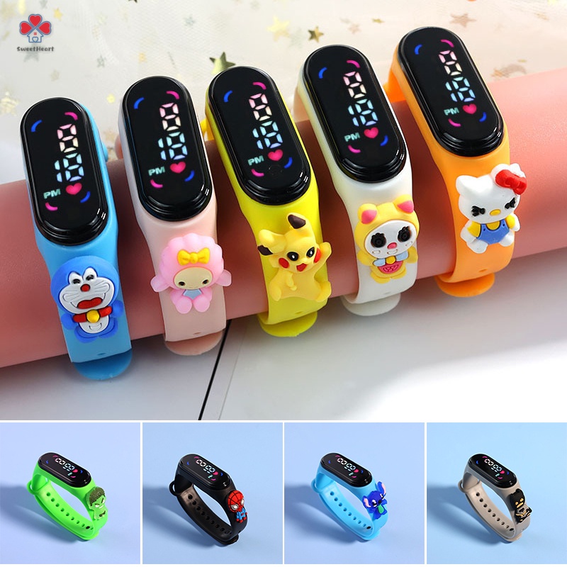 Đồng hồ thông minh M6 đa năng chống thấm nước kiểu dáng hoạt hình dễ thương cho bé