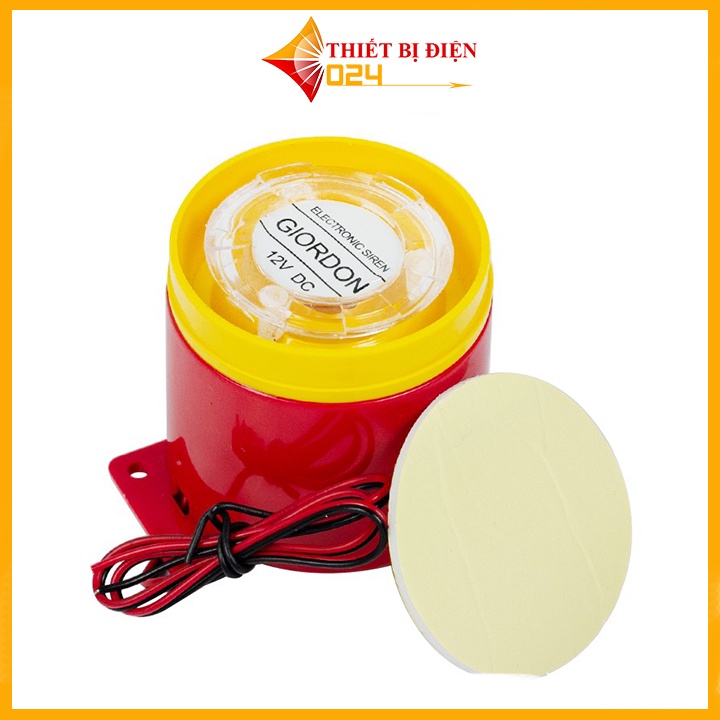 Còi Hú Báo Động 1 Tiếng Cảnh Sát- 12VDC