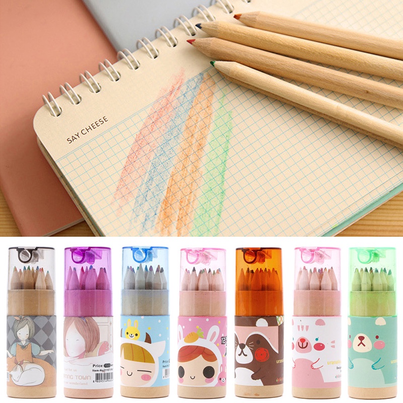 Set 12 Bút Chì Màu Vẽ Phác Thảo Chuyên Nghiệp