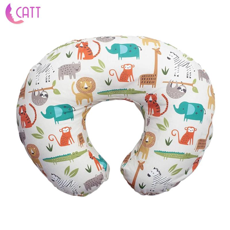 Gối Chữ U 100% Cotton Cho Bé Uống Sữa