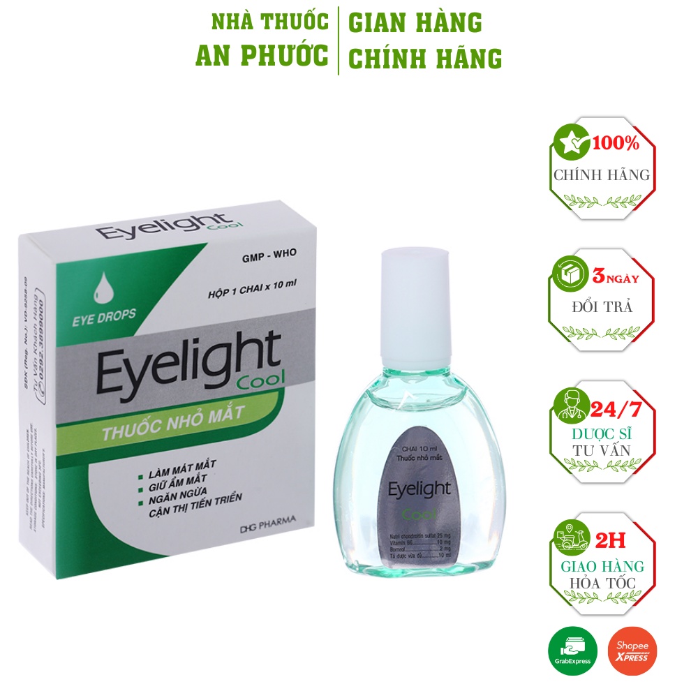 Nhỏ Mắt EYELIGH  ⚡ CAM KẾT CHẤT LƯỢNG ⚡ Làm mát mắt, giữ ẩm cho mắt