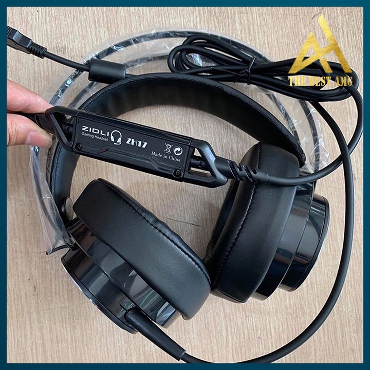 Tai Nghe Máy Tính Có Mic Gaming Led Rgb Headphone Chụp Tai Laptop Zidli Zh17 Nghe Nhạc Chơi Game Có Dây