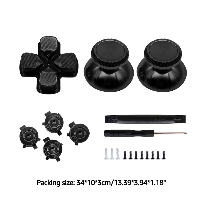 Nút Bấm Dpad ABXY Bằng Nhôm Thay Thế Cho Điều Khiển 5 Màu Tùy Chọn