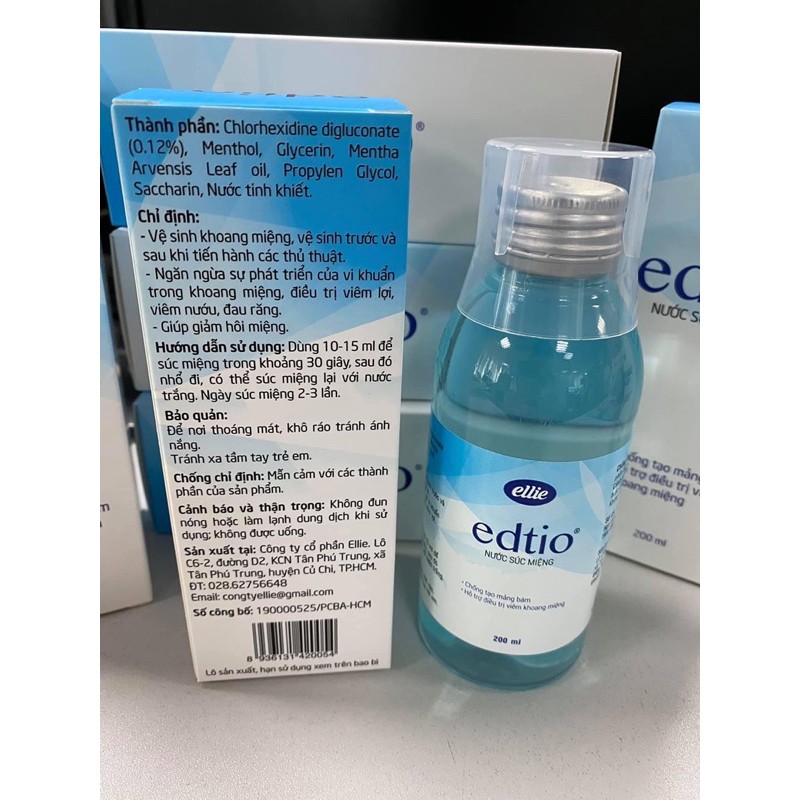 Nước súc miệng Edito (BSCR khuyên dùng)