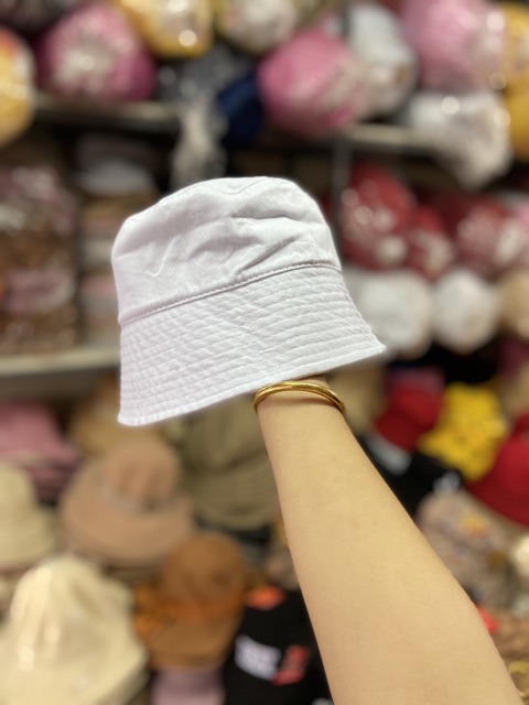 NÓN BUCKET TAI BÈO VÀNH CỤP NHIỀU MÀU THỜI TRANG