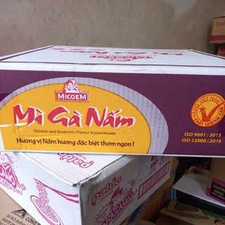 Thùng mì Gà nấm (30 gói* 70g)