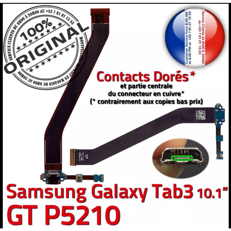 Cụm sạc Samsung Galaxy Tab3 10.1 P521 P520