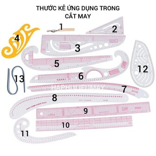 Thước dẻo ứng dụng trong cắt may