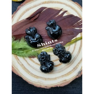 Vòng cổ bà hồ ly cửu vỹ đen 2cm