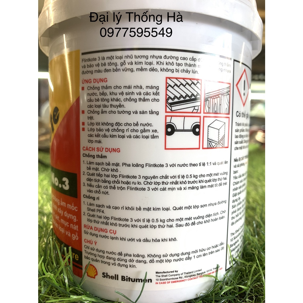Sơn chống thấm hồ cá Koi, bể nước Flintkote NO.03