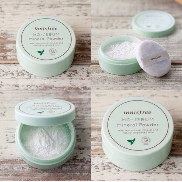 (Mới 95℅) Phấn bột innisfree no sebum Miner