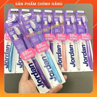 Bàn Chải Đánh Răng JORDAN Target Sensitive Lông Mềm Hàng Chuẩn Malaysia