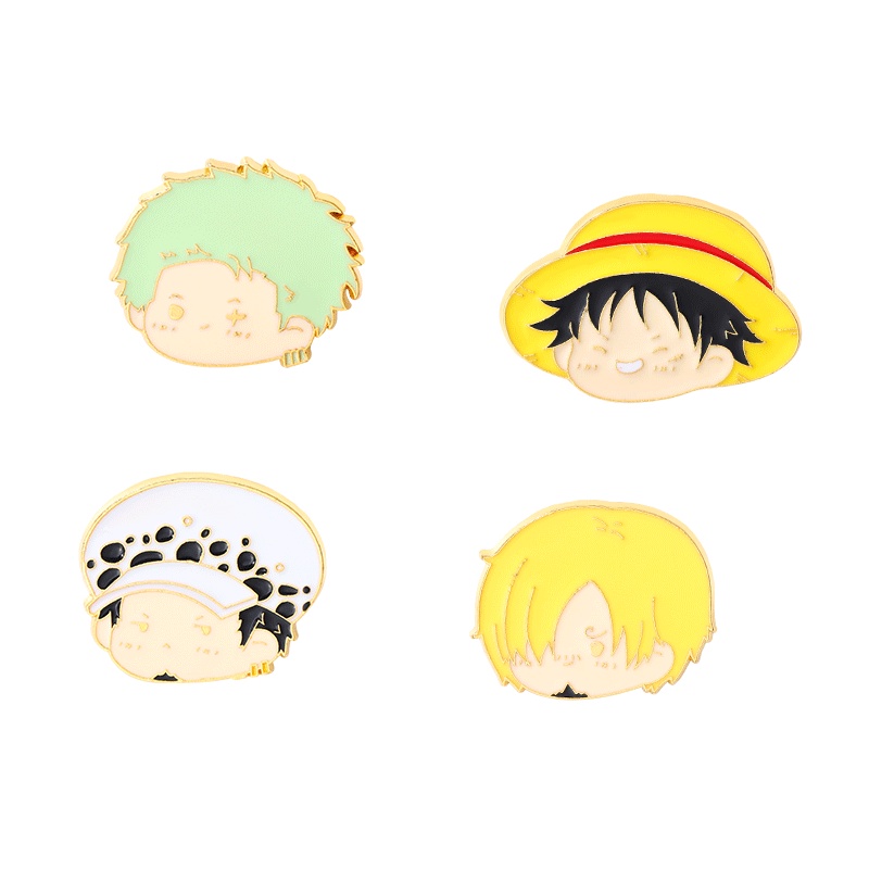 Huy Hiệu Cài Áo Hình Nhân Vật Anime One Piece