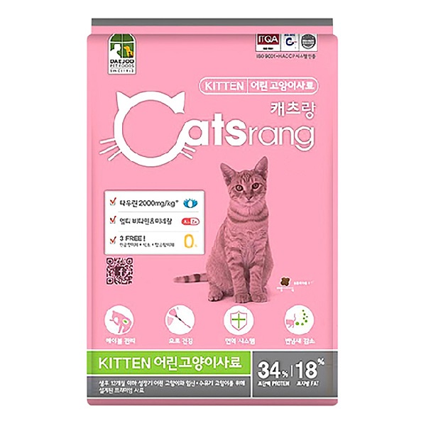 Thức ăn hạt cho mèo con CATSRANG Kitten 1.5kg