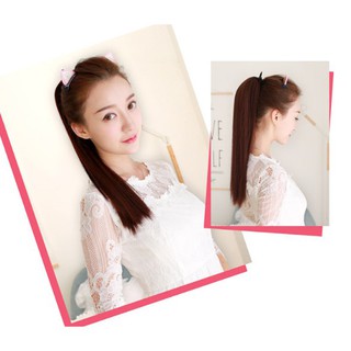 TÓC GIẢ CỘT THẲNG CAO CẤP 50CM