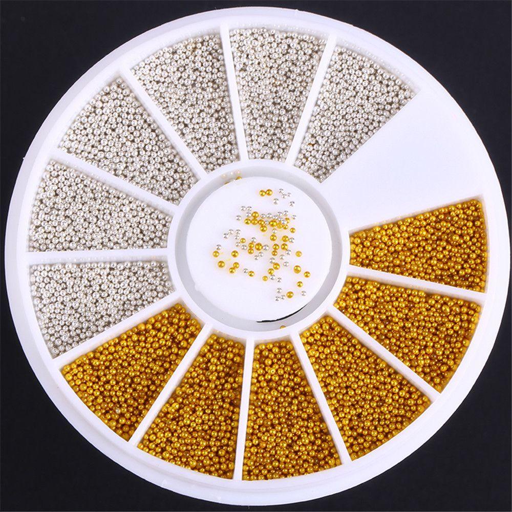 Bộ Dụng Cụ Trang Trí Móng Tay Nghệ Thuật DYRUIDOJ DIY|Đầu Móng Tay Giả Bằng Thép Bóng Tròn