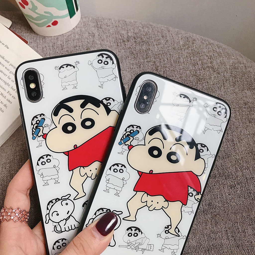 Ốp lưng iphone CẬU BÉ SHIN tinh nghich ốp iPhone KÍNH 7plus 8plus 6plus X Xs Xr Xsmax 11 11pro 12 12pro 13 13prom k324