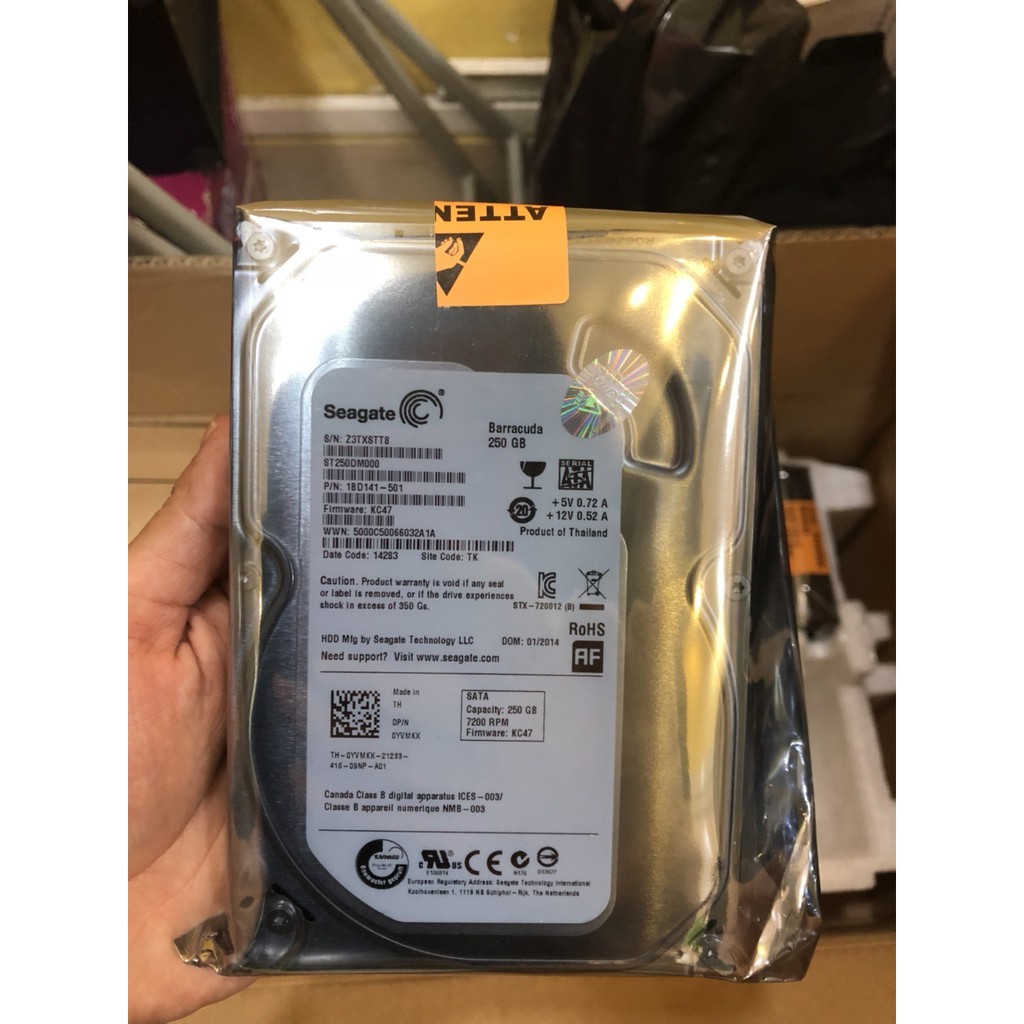 Bộ 2 ổ cứng Seagate 250Gb đế mỏng chuyên camera