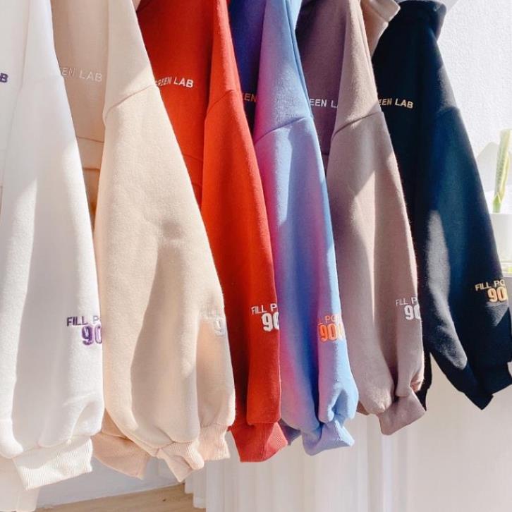 HOODIE khoá nửa chữ lưng
