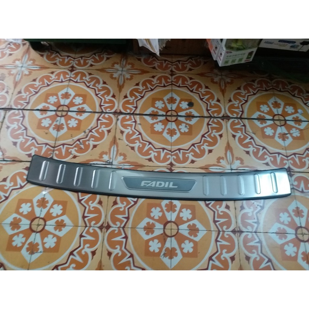 Chống trầy cốp, nẹp chống xước cốp xe Fadil 2018 2019 2020 2021 2022 inox cao cấp