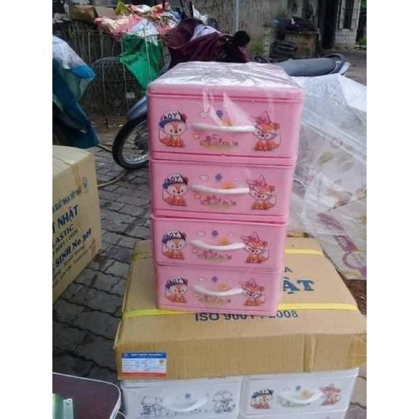 TỦ NHỰA VIỆT NHẬT MINI 4 TẦNG